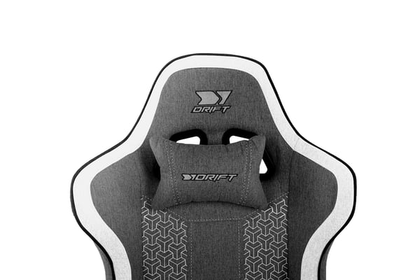 DRIFT DR190 PC gamingstol Polstret sæde Sort, Hvid
