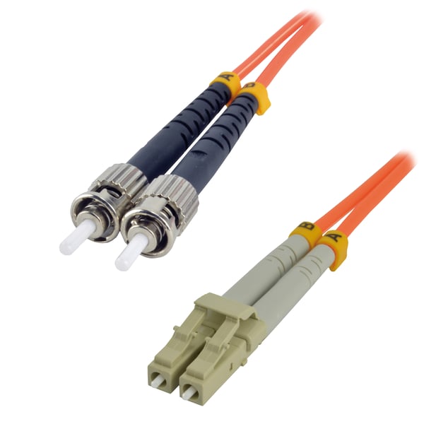 MCL 1m LC/ST InfiniBand- ja kuituoptiikkakaapeli Oranssi