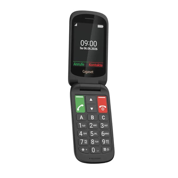 Gigaset GL40 7,11 cm (2.8") 88 g Svart Seniortelefon