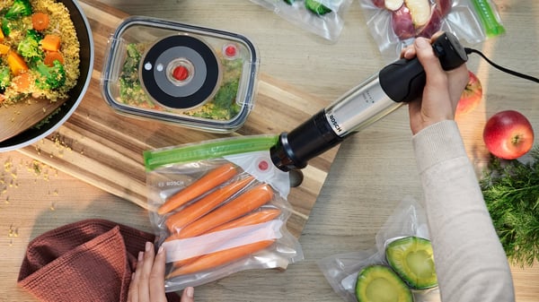 Bosch Serie 6 MSM6M621 blender 0,5 L Nedsænkning blender 1000 W Sort, Rustfrit stål
