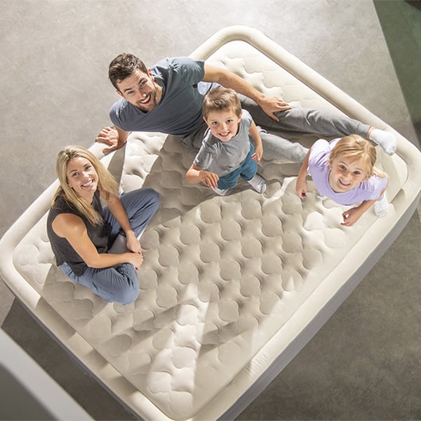 Intex DuraBeam PremAire II Dubbelmadrass Grå Unisex