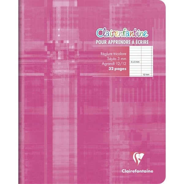 Miniatyrbillede 5 af 7: Clairefontaine 3796C blok og notesblok 16 ark Forskellige farver