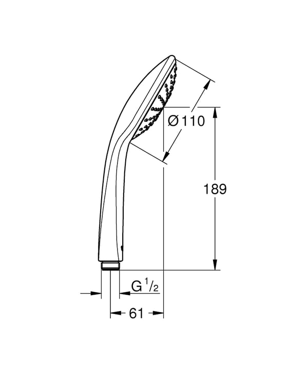 GROHE Vitalio Joy 110 duschhållare