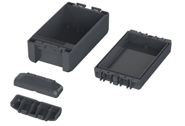 Bopla B 140806 ABS 7024 elektrisk skab IP66, IP68