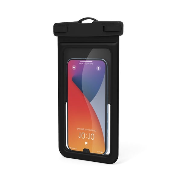 Port Designs 901884 mobiltelefon etui 17 cm (6.7") Lommeetui Sort, Transparent