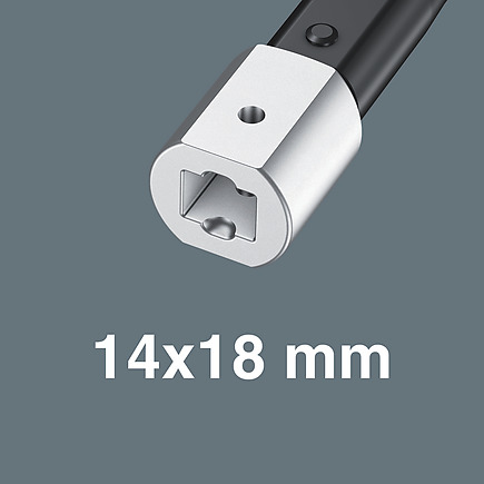 Wera 7780 Torque wrench end fitting Sølv 1 stk