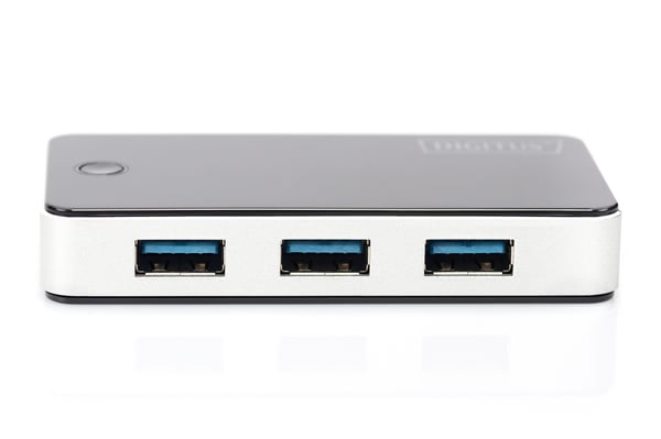 Miniatyrbild 5 av 5: DIGITUS USB 3.0 Hub, 4-Port svart