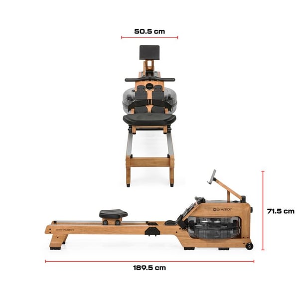 Gymstick RW-GRW-FN roddmaskiner Vatten/Magnetisk