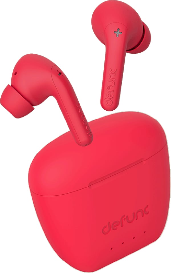 Miniatyrbillede 1 af 2: DEFUNC DFTRUEAUDIOR hovedtelefoner/headset Rød