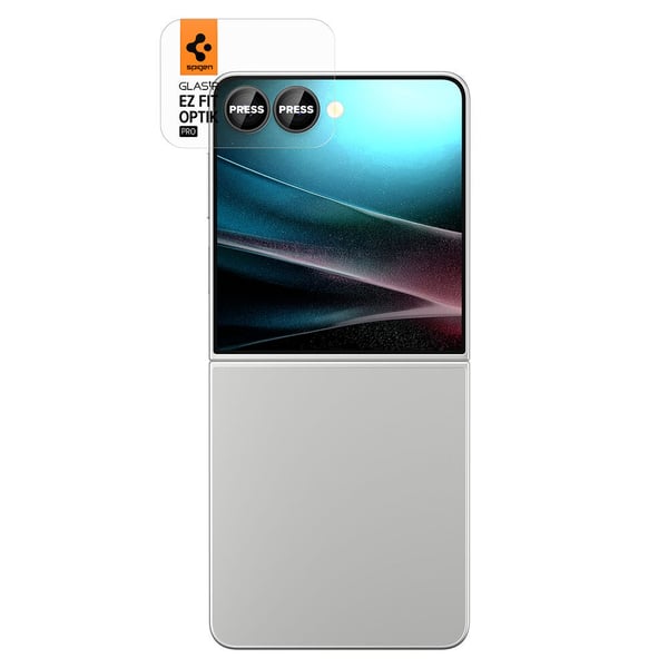 Spigen GLAS.tR EZ Fit Optik Pro HD Kameran linssisuoja Samsung 2 kpl