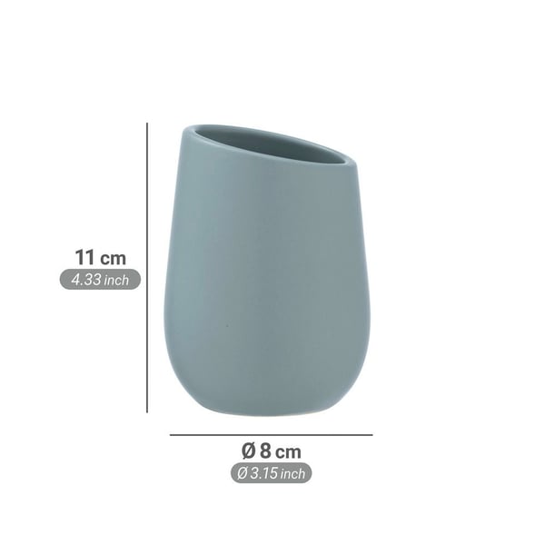 Miniatyrbillede 5 af 7: WENKO 24121100 tandbørste holder Blå Fritstående tandbørsteholder