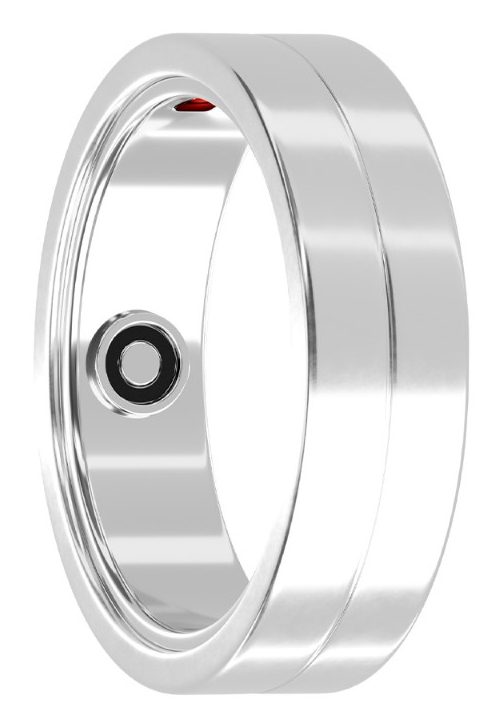 MaxCom MR100 Nej Aktivitetsmåler med smart ring IP68 Sølv