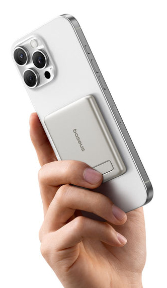 Miniatyrbillede 3 af 5: Baseus P10081907853-00 powerbank 5000 mAh Trådløs opladning Titanium