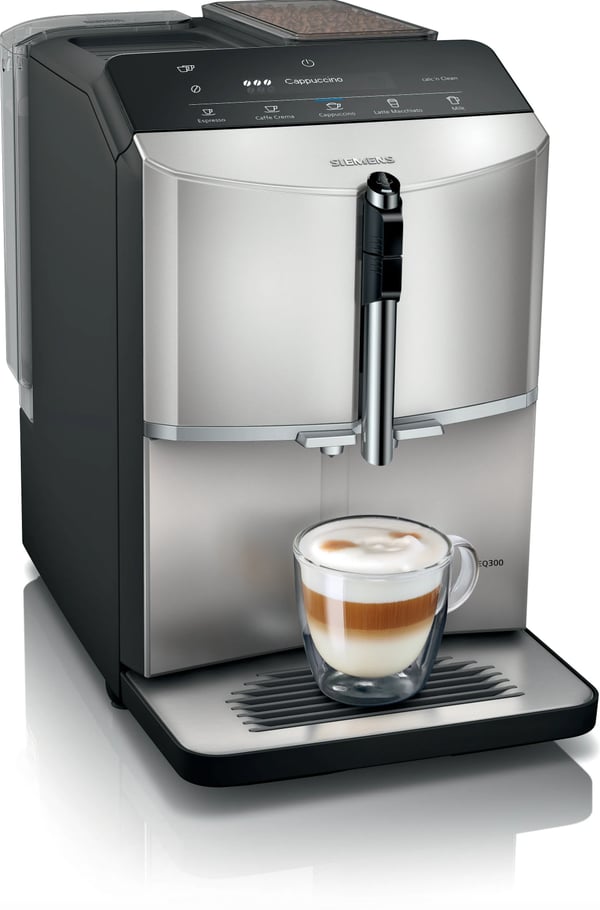 Siemens EQ.300 TF303E07 kaffemaskin Helautomatisk Espressomaskin 1,4 l