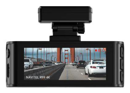 Navitel R99 4K dashcam 4K Ultra HD Wi-Fi USB, Supercapacitor, Cigartænder Sort