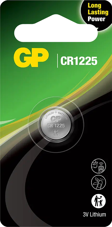 Pikkukuva 2 / 2: GP-paristo GPCR1225STD255C1 Nappiparisto CR 1225 Litium 1 kpl - Paristo - CR1225