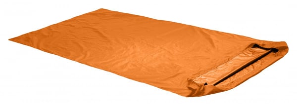 Miniatyrbild 1 av 3: ORTOVOX Bivy Double Vuxen Rektangulär sovsäck Polyuretan Blå, Orange