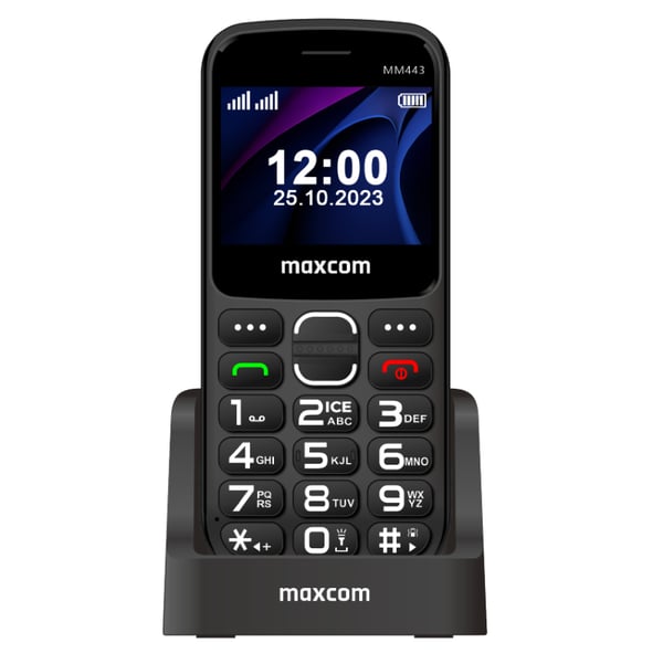 MaxCom Comfort MM443 4G 5,87 cm (2.31") 110 g Sort Feature telefon MaxCom Comfort MM443 4G 5,87 cm (2.31") 110 g Sort Feature telefon