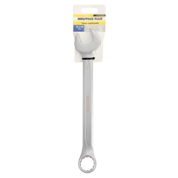 Wolfpack Llave Combinada Plus 26x26 Acero Cromo Vanadio. DIN3113