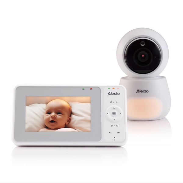 Miniatyrbillede 1 af 17: Alecto DVM2043 Baby videoskærm 300 m Wi-Fi Hvid