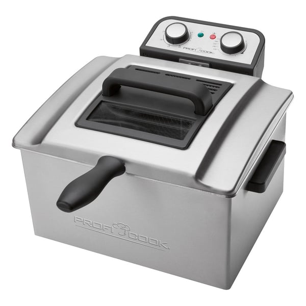 Pikkukuva 1 / 3: ProfiCook PC-FR 1038 Kaksois 5 L Erillinen 3000 W Rasvakeitin Hopea
