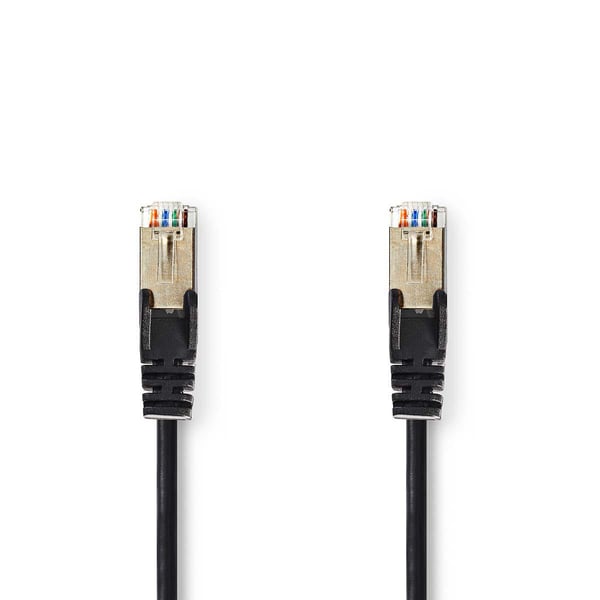 Nedis CCGP85121BK150 netværkskabel Sort 15 m Cat5e SF/UTP (S-FTP)