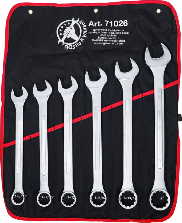 Miniatyrbillede 1 af 7: BGS technic Combination Spanner Set