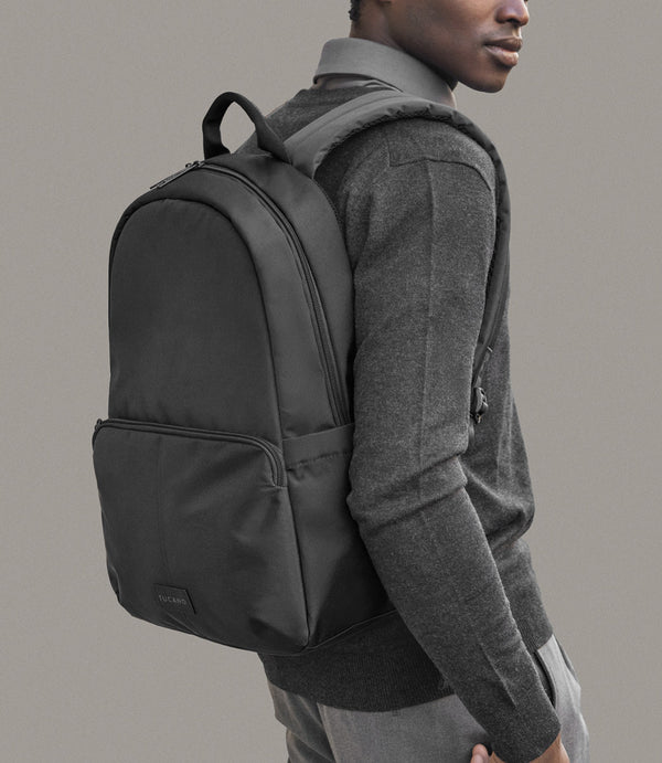 Miniatyrbild 3 av 10: Tucano BACKPACK LAPTOP 15.6 MACBOOK ACCS ryggsäckar Svart Återvunnen polyetentereftalat (rPET)
