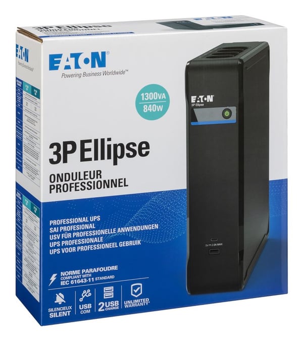 Eaton 3P Ellipse 1300 USB IEC - UPS - Vekselstrøm 220-240 V