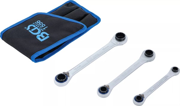 Miniatyrbillede 9 af 9: BGS technic Ratchet Ring Spanner Set