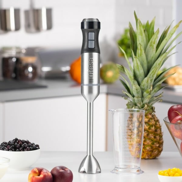 Ufesa BP4750 Nedsænkning blender 1400 W Sort, Rustfrit stål