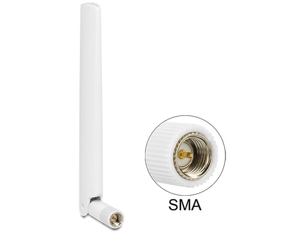 DeLOCK 88790 nätverksantenner Rundstrålande antenn RP-SMA 2,5 dBi