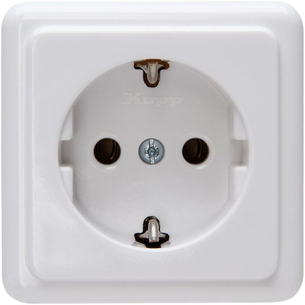 Kopp 101802000 eluttag Typ F Vit Kopp 101802000 eluttag Typ F Vit
