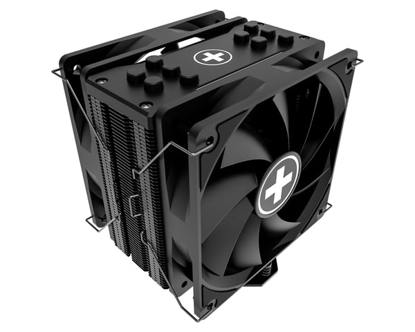 Xilence Performance A+ XC061 Tietokoneen jäähdytysjärjestelmä Suoritin Ilmanjäähdytin 12 cm Musta 1 kpl