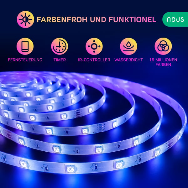 Nous 5907772033739 älyvalaistus Älyvalonauha Wi-Fi