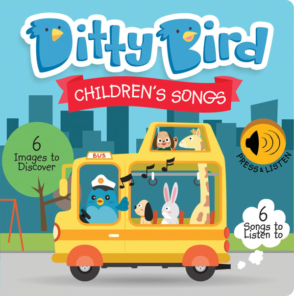 Miniatyrbillede 1 af 4: Ditty Bird 001 bog Musik Engelsk Indbundet