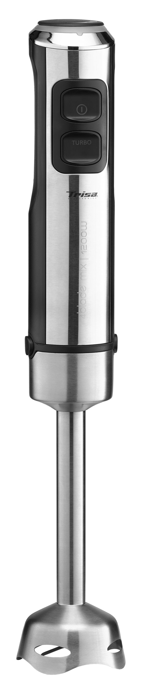 Miniatyrbillede 3 af 4: Trisa 4Blade Mix Nedsænkning blender 1200 W Sort, Sølv