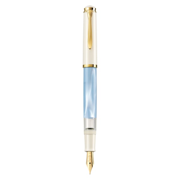Pelikan Classic M200 fyldepen Påfyldningssystem til patron Blå, Guld, Perle 1 stk