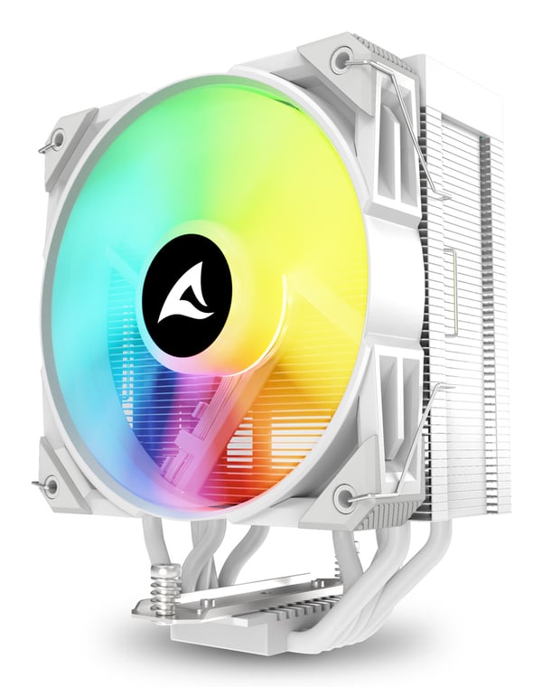 Sharkoon A50 RGB Processor Luftkylare 12 cm Vit 1 styck