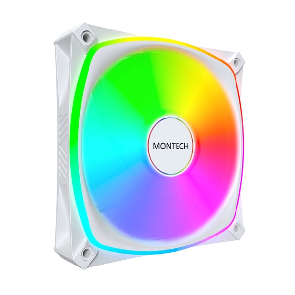 Montech RX120 PRO Computerkabinet Ventilator 12 cm Hvid 3 stk