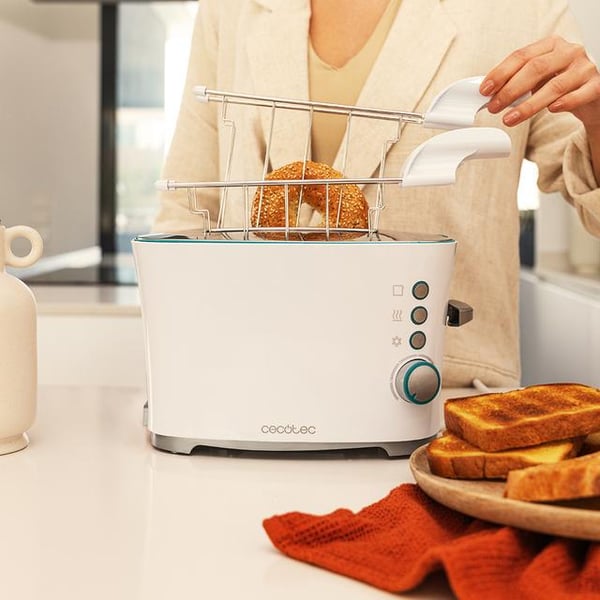 Cecotec Toast&Taste Double W 7 2 viipale(i)ta 650 W Valkoinen