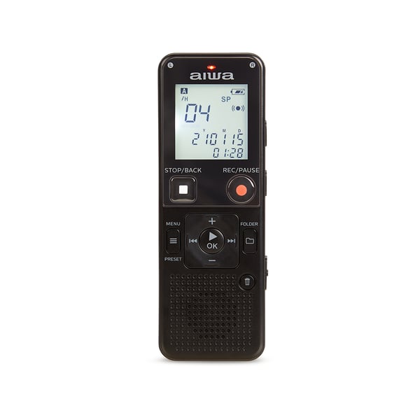 Aiwa DVR-A600 Diktafon Intern hukommelse & flash kort Sort Aiwa DVR-A600 Diktafon Intern hukommelse & flash kort Sort