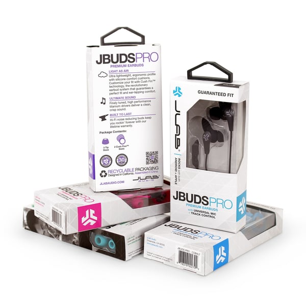 JLab JBuds Pro Signature Hörlurar Kabel I öra Idrott Svart