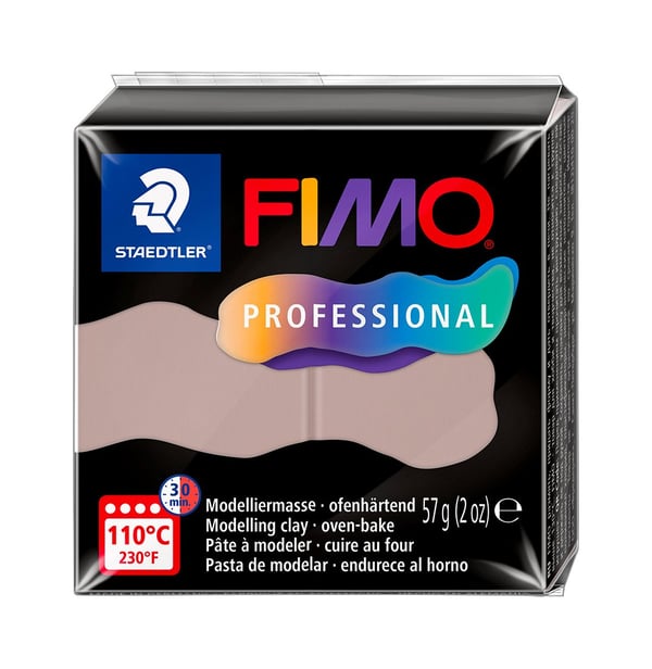 Miniatyrbillede 1 af 3: STAEDTLER Mod.masse Fimo prof 57g taupe