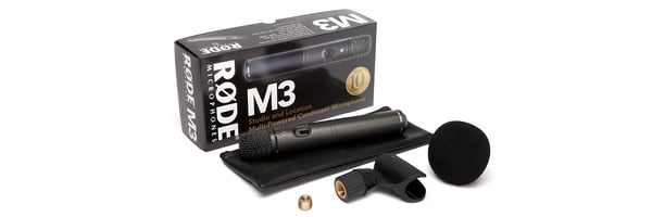 Pikkukuva 2 / 2: RØDE M3 mikrofoni Musta Lava-/esitysmikrofoni