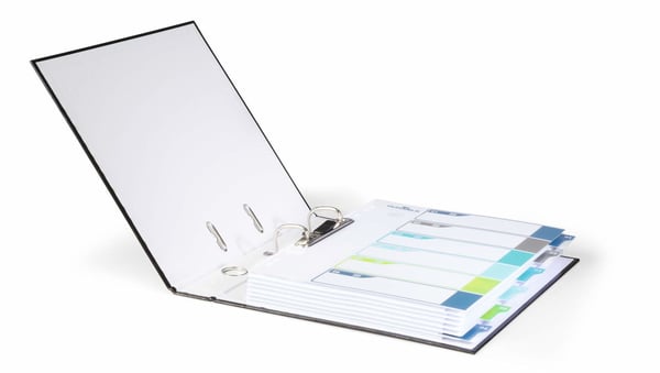 Durable 679427 faneskiller Blankt faneindeks Polypropylen (PP) Flerfarvet