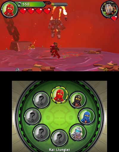 Miniatyrbild 4 av 5: Warner Bros The LEGO NINJAGO Movie Videogame, Nintendo 3DS Standard Franska