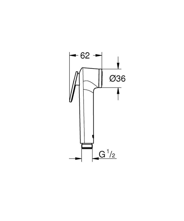 GROHE Tempesta-F Trigger Spray 30 Krom