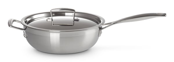 Miniatyrbillede 1 af 4: Le Creuset 96201424001000 sovsegryde 3,3 L Rund Rustfrit stål