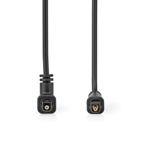 Nedis CAGP25200BK20 audiokaapeli 2 m Toslink Musta